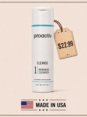 Proactiv White Cleanse 1 Renewing Cleanser with Teal Accent